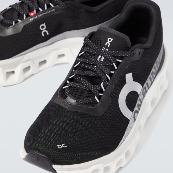 "Black and White On Women's Cloudmonster 2 Running Shoes For Women - Picture 6 of 6